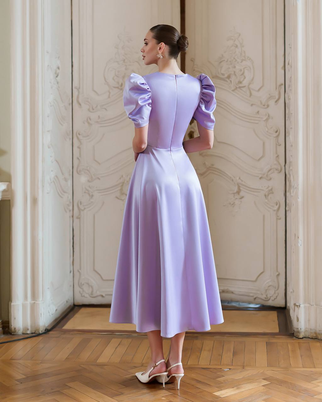 Violetinė suknelė VIVIANNE