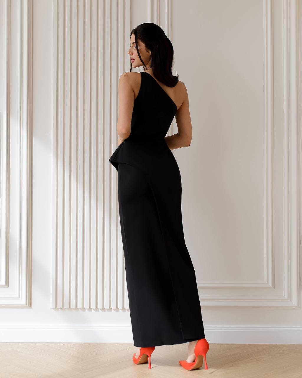 Juoda maxi suknelė NICOLE