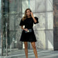 Juoda mini suknelė KHLOE