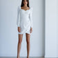 Balta mini suknelė KIM