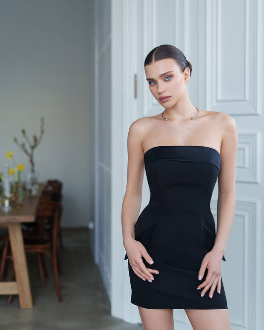 Juoda suknelė CARMEN